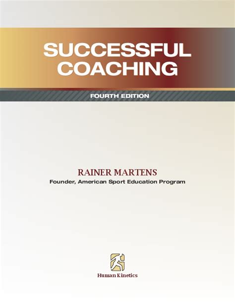 Read Successful Coaching 4Th Edition Online 