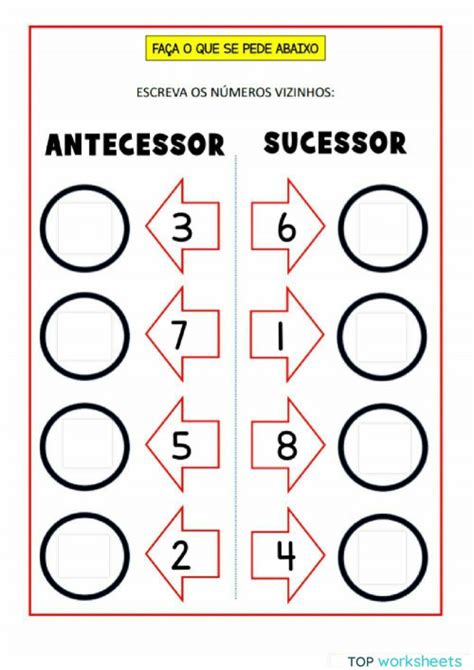 Sucessor E Antecessor