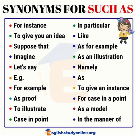 Such As Synonym
