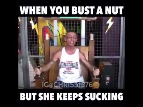 sucking the nut out