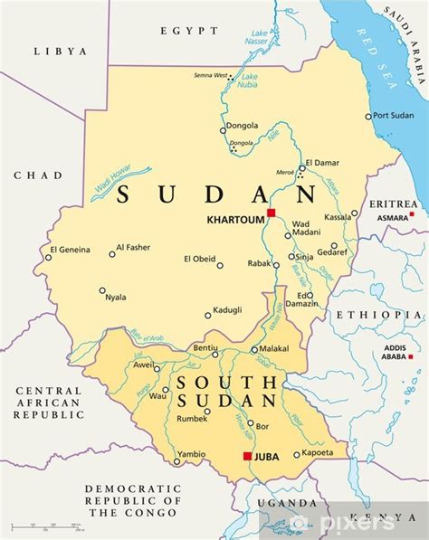 sudan kort