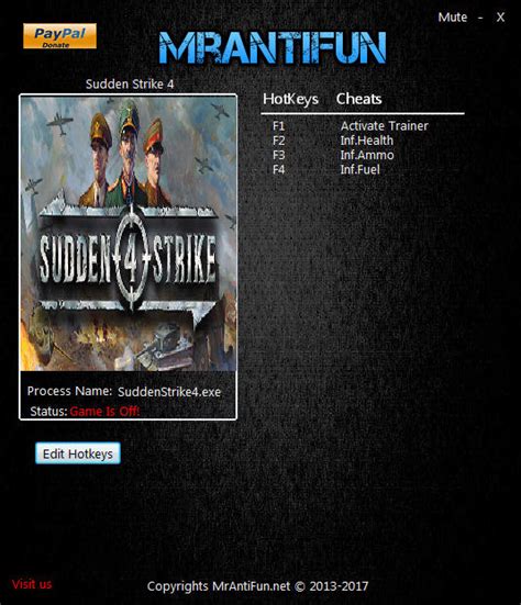 sudden strike 4 cheat code