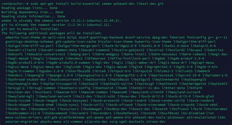 sudo aptget install git buildessential cmake libuv1dev libssldev