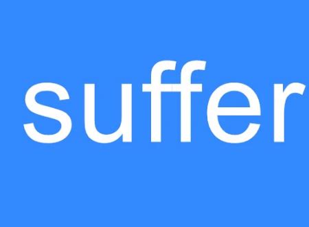 suffer与suffer from的区别_百度知道