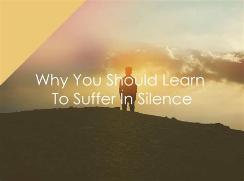 Suffer In Silence