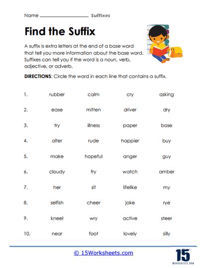 Suffixes Worksheet Teacher Made Twinkl Suffix And Prefix Worksheet - Suffix And Prefix Worksheet