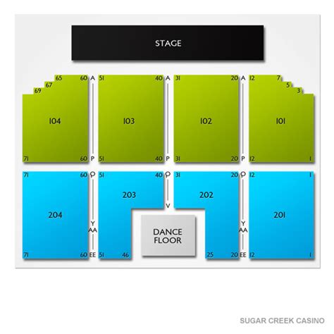 sugar creek casino seating chart advy switzerland