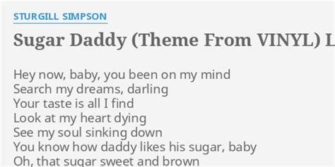 sugar daddy theme from vinyl sturgill simpson