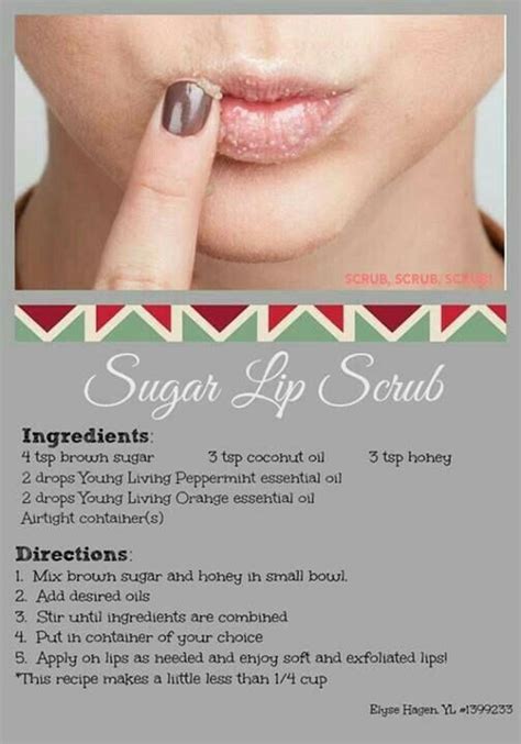 sugar lip scrub benefits chart