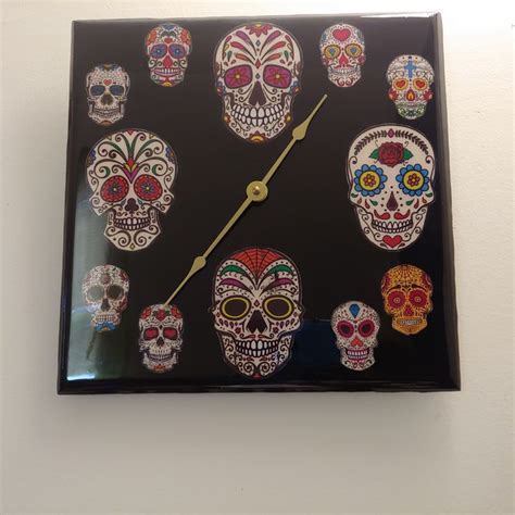 sugar skulls 2020 square wall calendar