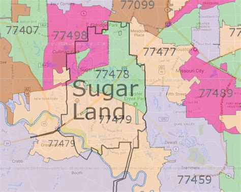 sugarland zip code texas