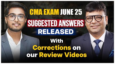 Suggested Answer Icmai