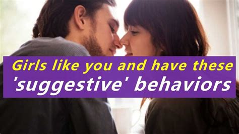 suggestive behavior