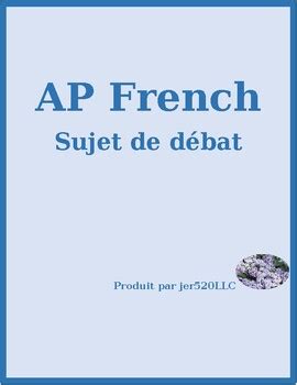Sujet De Débat