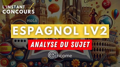 Sujet Espagnol E3c