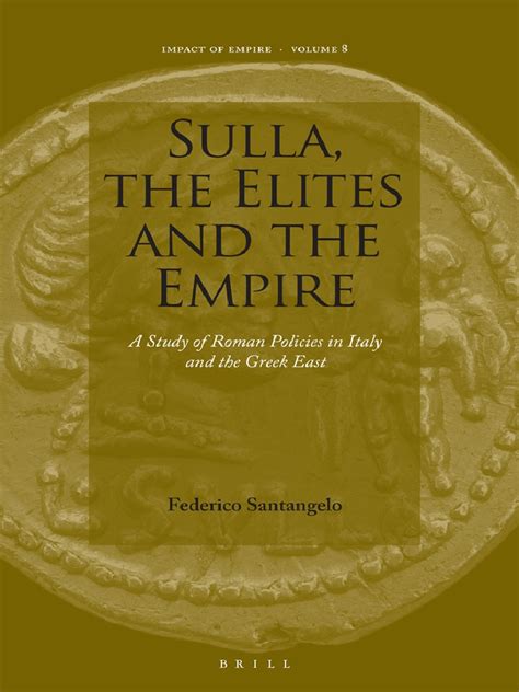 Read Sulla The Elites And The Empire 