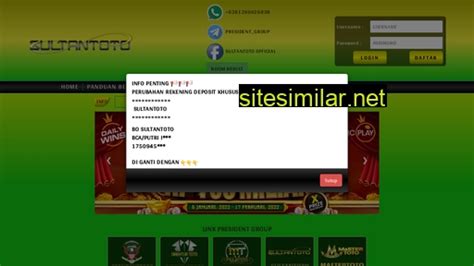 SULTANTOTO - Sultantoto⚡️Link Alternatif Bandar Toto Togel Online Resmi