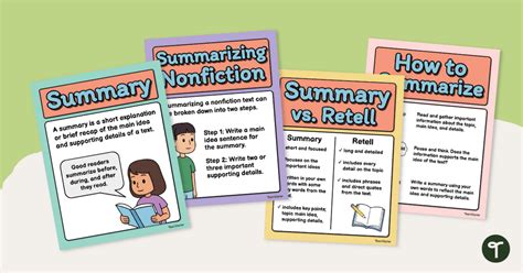 Summarizing Teaching Resources Teach Starter 5th Grade Summarizing Worksheet - 5th Grade Summarizing Worksheet