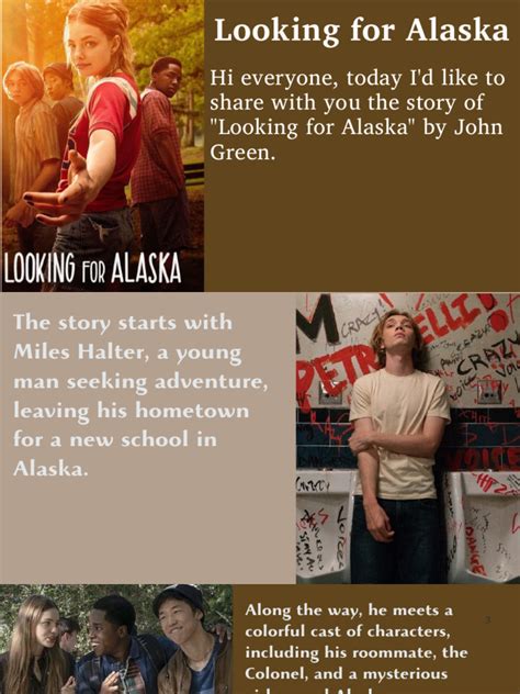 Summary Looking For Alaska