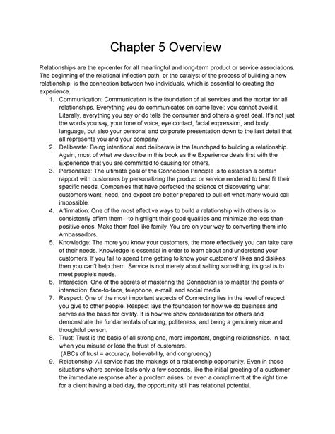 Summary Of Chapter 5 Things Fall Apart