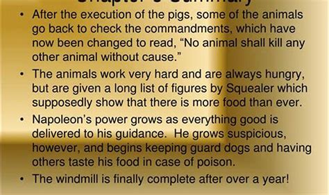 Summary Of Chapter 8 Animal Farm