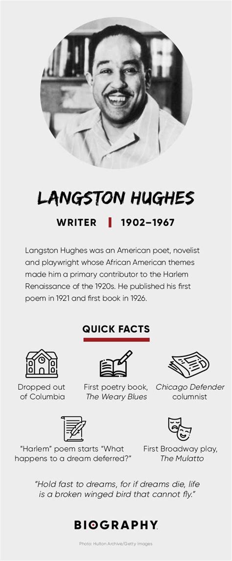 summary of langston hughes biography for elementary