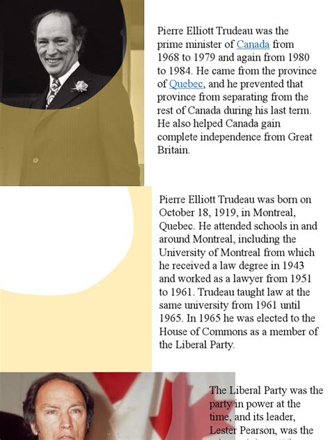 summary of pierre trudeau biography