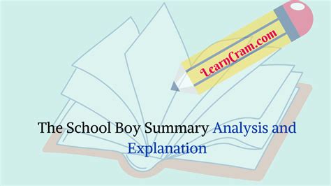 Summary Of The School Boy