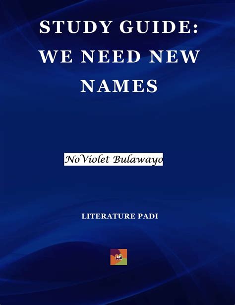 Summary Of We Need New Names