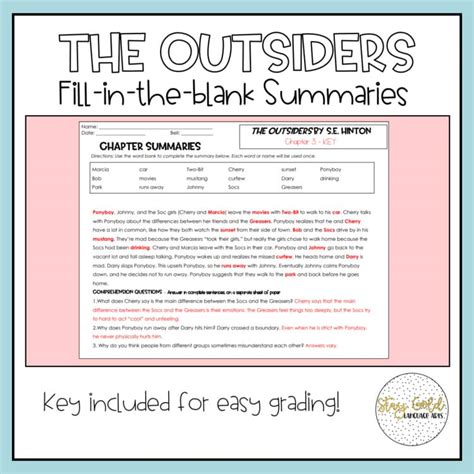 Summary The Outsiders