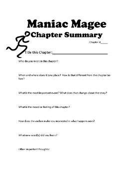 Read Online Summary Of Chapter 34 Maniac Magee 