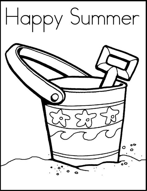 Summer Color Sheets For Preschool   47 Summer Coloring Pages For Kids And Free - Summer Color Sheets For Preschool