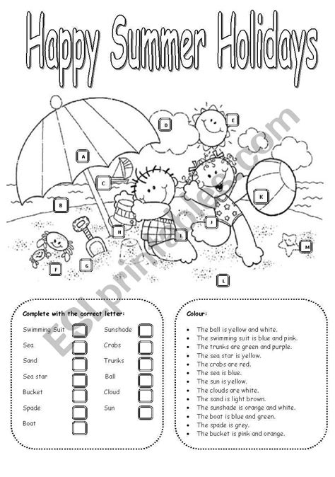 Summer Holiday Homework For Kindergarten Autism Amp Uni Holiday Homework For Kindergarten - Holiday Homework For Kindergarten
