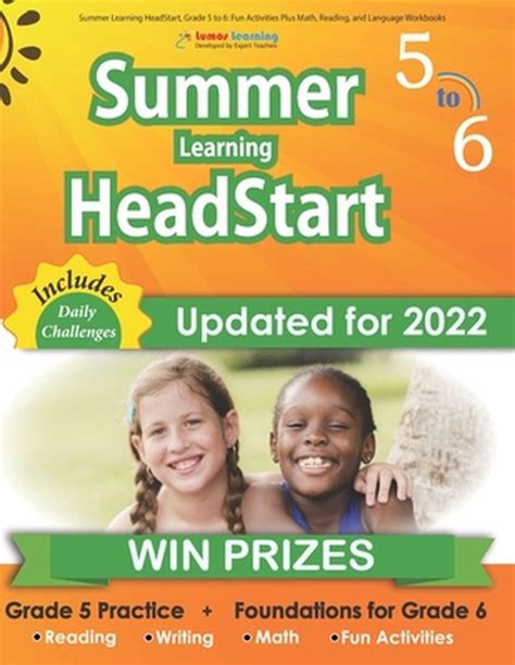 Summer Learning Headstart Grade 5 To 6 Fun Summer Workbook For 7th Grade - Summer Workbook For 7th Grade