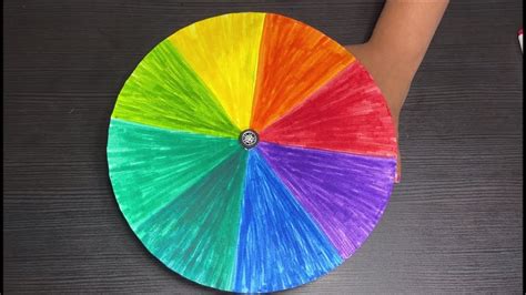 Summer Of Science Spinning Color Wheel Color Wheel Science - Color Wheel Science