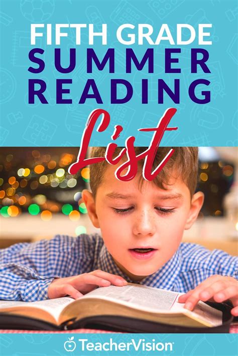 Summer Reading List 5th Grade Printable 5th Teachervision Fifth Grade Summer Reading List - Fifth Grade Summer Reading List