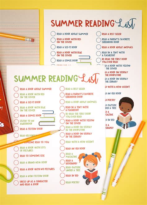 Summer Reading List And Assignments Kindergarten 5th Grade Summer Reading List For Kindergarten - Summer Reading List For Kindergarten