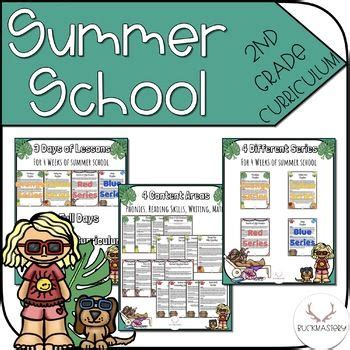 Summer School Curriculum Incoming 2nd Graders Tpt Summer School 2nd Grade - Summer School 2nd Grade