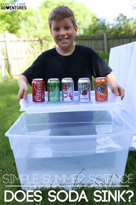 Summer Science Experiments Sinking Soda Surprise Science Experiment With Soda - Science Experiment With Soda