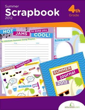 Summer Scrapbook 2012 Workbook Education Com Summer Workbook For 7th Grade - Summer Workbook For 7th Grade