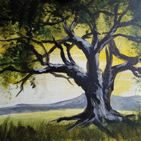 summer tree painting