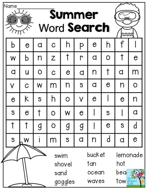 Summer Words Activity Packet For 1st 8211 3rd Summer Packet For 1st Grade - Summer Packet For 1st Grade