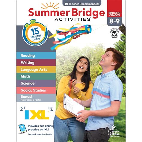 Read Summer Bridge Activities 8Th 9Th Grade 