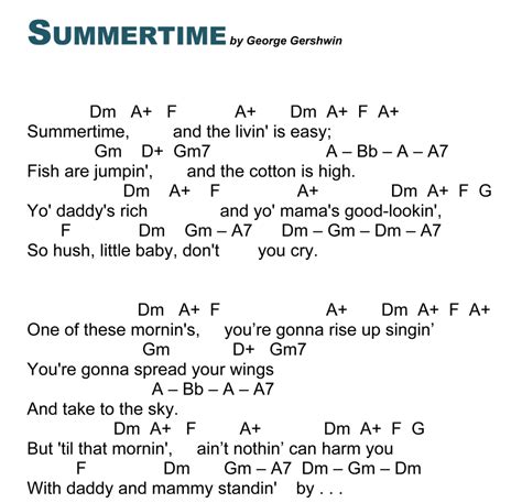 summertime lyricss