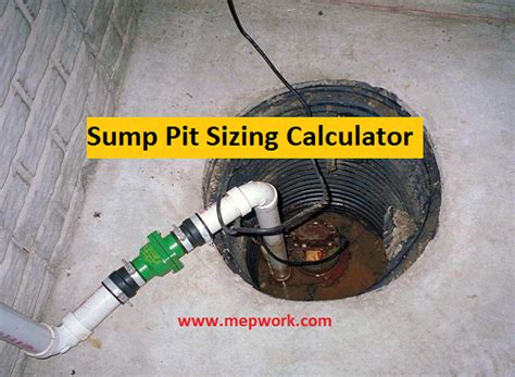 Sump Pump Size Calculator