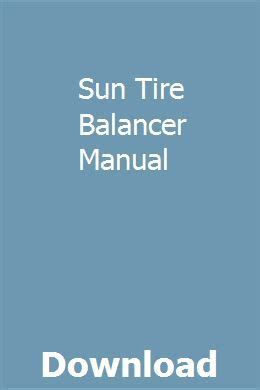 Sun Balancer Manual