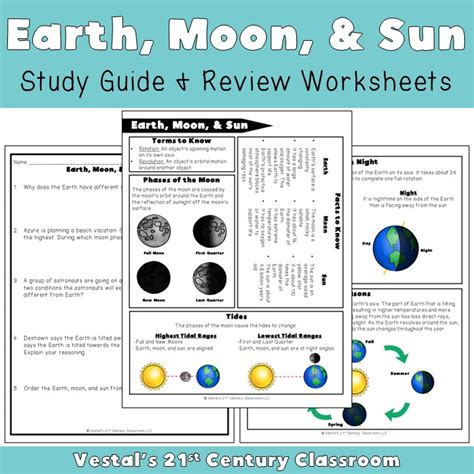 Sun Earth Moon System Study Guide Answers