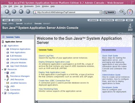 Sun Java Application Server Documentation
