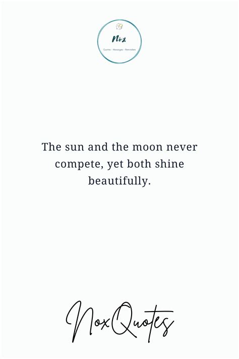 Sun N Moon Quotes