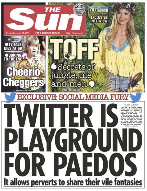 Sun Newspaper Headlines